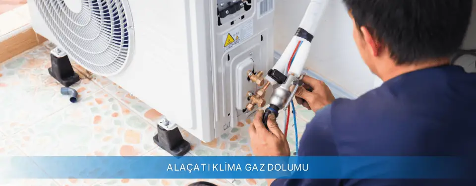 Alaçatı İlçemi Carrier Klima Gaz Dolumu